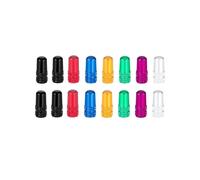 Solenoid Valve Aluminum Alloy Bicycle Tire Valve Cap Road Bike Cover Protector Tyre Dustproof(Mix16pcs)