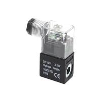 Solenoid Valve Coil DC24V 12V AC220V 110V for 4V210-08 3V110-06 4V220 4V230 3V210 4V430 4V320(100 Series,AC220V)