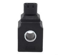 Solenoid Valve Coil for JCB Loader 12V 24V, Replacement Part 25/221263 717/20262, Equipment Hydraulic Accessory, and Plastic Construction, Easy Installation for Maintenance(24V)