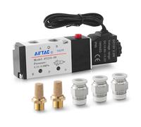 Solenoid Valve DC12V AirTAC 4V210-08 1/4"PT Outlet Wire Pneumatic Air 2 Position 5 Way Electric Single Coil Pilot-Operated