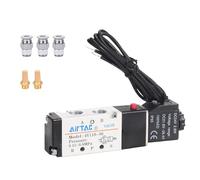 Solenoid Valve DC24V AirTAC 4V110-06 1/8"PT Outlet Wire Pneumatic Air 2 Position 5 Way Electric Single Coil Pilot-Operated