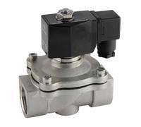 Solenoid Valve DF-SA 1-1/4'' Stainless Steel FKM 0-6bar 12V DC