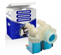 Solenoid Valve for Washing Machine with 2 Outlets at an Angle of 180° has the Original Code 2901250300 2836480100 2906850100 2906850200 for Beko - Warranty 10 Years - MONTERAL