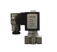 Solenoid Valve G 1/4quot; Orifice 3mm/4mm/5mm/6mm 0-16bar/10bar/5bar/3bar 2 Way SS304 Water Normally Close Direct Acting 1Pcs(DC24V-VITON,Orfice 5mm)