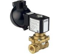 Solenoid Valve G1 1/4'' NO Brass FKM 0.2-16bar/3-232psi 230VAC/DC Anti-Waterhammer Oxygen Fat/Oil Free ATEX 6281 20015030