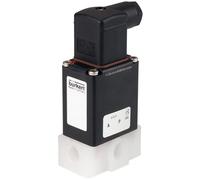 Solenoid Valve G1/4'' NC PVDF FFKM 0-4.5bar/65psi 230VAC 0330 20041201