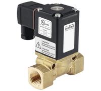 Solenoid Valve G2'' NC Brass NBR 0-12bar/174psi 24VDC Vacuum Anti-Waterhammer Oxygen Fat/Oil Free 0290 214575