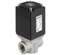 Solenoid Valve G3/8'' NC Stainless steel FKM -1-10bar/-15-145psi 24VDC Oxygen Fat/Oil Free 2875 246568