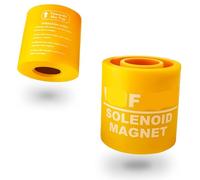 Solenoid Valve Magnet Tool #TLMKC, Solenoid Magnet, 18mm Solenoid Valve Troubleshooting Magnet Tool Fits Most Industry Valves, 1 Pcs (Yellow)(Yellow)