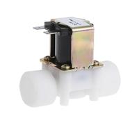 Solenoid Valve Normally Closed 3/4" DC 12V PP N/C Electric Solenoid Valve Water Control Diverter Device Hardware