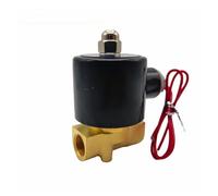 Solenoid Valve Normally Closed Brass DN06/08/10/15/20/25 1/4" 3/8" 1/2" 3/4" 1" 12V 220V 24v Pneumatic for Water Oil Helium Gas(G-110V-COPPER Body)