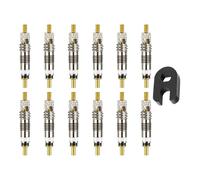 Solenoid Valve Repair Tools Core Kit Bike Supplies Tire Removal Tool Mountain Road Valve(12PCS and 1Tool)