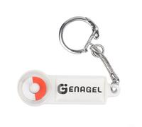 Solenoid Valve Rotation Tester AC Detector for Circulating Pumps, Magnetic Disc Indicator to Verify Motor Energization in Noisy Industrial Fields, Compact ABS Tool with Keychain, Green(red)