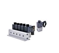 Solenoid Valve Set Manifold 3V2M Direct-Acting Pneumatic Air Valve DC24V AC220V Normally Open NBSANMINSE(3V2M9F)