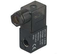 Solenoid Valve Single Coil Replacement for 4V210-08 3V110-06 4V220 4V230, Aluminum Air Compressor for Spare Part Compatible with 1/2 3/4 1 inch Pneumatic（AC110V）