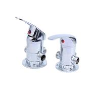 Solenoid Valve Solar Water Heater Mixing Valve Hot Cold Faucet Handle Switch 3 Way Bathroom Shower Splitter Connector(A2)