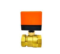 Solenoid Valve, Solenoid Valve Electric Ball 1-1 4 Brass For Air Conditioning Floor Heating Two-way AC220 DC24 DC12V,Power Shower(24)