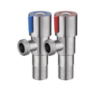 Solenoid Valve Stainless Steel Bathroom Quick Opening Triangle Valve G1/2 Threaded Water Inlet Two-Way Angle Faucet(Colocar)