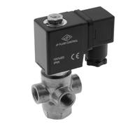 Solenoid Valve TP-DB 1/4'' 3/2 Way NO Stainless Steel FKM 0-2bar 12V DC