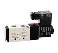 Solenoid Valves 1/4'' BSPT 1/8" 3/8” 1/2" 5 Way 5/2 Plate Valves 4M210-08B 4M310-10B 4M410-15 4M110-06 4M220-08(4V410-15,DC24V)