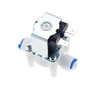 Solenoid Valves 1/4" Normally Closed Electric Magnetic DC12V 24V AC220V Air Inlet Flow Switch Washing Machine Dispenser(Ac 100-110v)