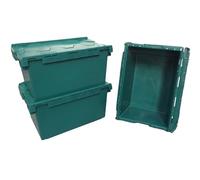 Solent Plastics 80 Litre XL Stack/Nest Attached Lid Container (1)