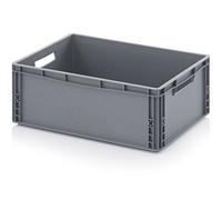 Solent Plastics Auer Packaging EG 64/22 Euro Container Solid Stacking 60 x 40 x 22cm