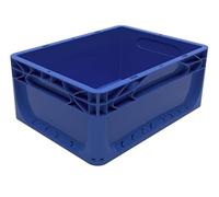 Solent Plastics Euronorm Blue Stacking Container - 400 x 300 x 170mm - 15 Litre