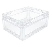 Solent Plastics Euronorm Clear Stacking Container - 400 x 300 x 170mm - 15 Litre
