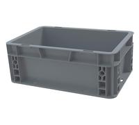 Solent Plastics Recycled Plastic ECO Euro Plastic Stacking Industrial Storage Containers Boxes Crates! (5 Litre - 30 x 20 x 12cm)