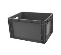 Solent Plastics Recycled Plastic ECO Euro Plastic Stacking Industrial Storage Containers Boxes Crates! (25 Litre - 40 x 30 x 29cm)