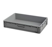 Solent Plastics Recycled Plastic ECO Euro Plastic Stacking Industrial Storage Containers Boxes Crates! (25 Litre - 60 x 40 x 12cm)