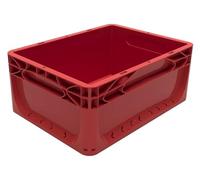 Solent Plastics Red Euronorm Stacking Container - 15 Litre - 400 x 300 x 170mm
