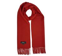 SOLERU 100% Baby Alpaca Wool Scarf for Men & Women - Imported from Peru (Red), Red, One size