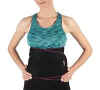SOLES Neoprene Waist Support Breathable Waist Trimmer - Back Support & Belly Fat Burner - Fully Adjustable Elastic - Promotes Weight Loss - Targets Abs - Designed for Men & Women