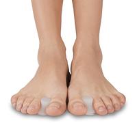 SOLES Silicone Bunion Corrector - Soft Toe Separator Helps Reduce Foot and Hallux Valgus Pain - Fits Most Shoes - Unisex Design for Men and Women - L / 42-43-44-45