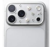 SOLET Bling Camera Lens Protector for iPhone 17 Pro Max - Cute Aesthetic Pearl & Bow Decor, 9H Anti-Scratch & 3D Full Cover for Trendy Girls and Women