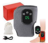 Soleva Foot Massage, 2025 Best Soleva Triple Method Foot Massager with 3 Vibration Modes, 5 Heating Levels, 3-in-1 Electric Feet Warmer Wrap, Ankle Heating Pad for Pain Relief (1Pcs)