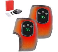 SolEVA Foot Massage, SolEVA Triple Method Foot Massager, 2025 New 3-in-1 Massager Machine, Electric Heated Ankle Wrap, USB Ankle Heating Pad with 5 Heat, Your at-Home Masseur Against FootPain (2pcs)