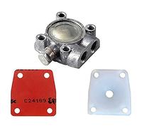 SOLEX 3800 : FUEL PUMP + MEMBRANE RUBBER RED + PVC DIAPHRAGM WHTIE VELOSOLEX VINTAGE MOPED PETROL FILTER BIKE BICYCLE OLD SCHOOL RETRO CLASSIC ANTIC