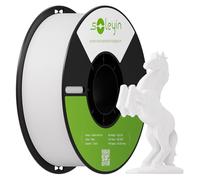 SOLEYIN Ultra PLA Filament 1.75mm for 3D Printers, 1KG Spool with 300mm/s High Speed Printing, Excellent Adhesion High Precision & Sustainability, Fits Most 3D Printers (White)
