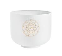 Solfeggio Crystal Singing Bowl, High-purity Quartz - for Meditation, ASMR, Chakra Healing, Sound Therapy or Yoga, 2-YEAR WARRANTY