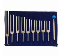 Solfeggio Tuning Fork Set - 9 Tuning Forks - Perfect for DNA Healing, Chakra, Sound Therapy, Spiritual (Gift box packing.)