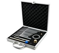 Solfeggio Tuning Forks Set, 10 pcs Unweighted Silver Solfeggio Tuning Forks, Aluminum Alloy with Tuning Fork Activator,2 Rubber Mallet, Cleaning Cloth and Exquisite Aluminum Box