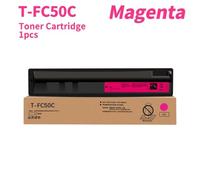 SOLFOVUZ 1pcs T-FC50C FC50C Compatible Toner Cartridge For 2555C 3055C 3555C 4555C 5055C Printer Models(T-FC50C-500g-Magenta)