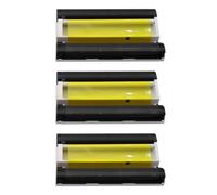 SOLFOVUZ Ink Cassette Compatible With Selphy CP1300 CP1200 CP1000 CP910 Photo Paper Set Compatible With Selphy CP1500 Printer KP108IN 6 Inch(3 Ink)