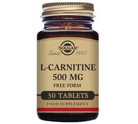 Solgar Tablets Max L-Carnitine 500 mg – Metabolism Support – Vegan, Gluten-Free, Kosher – 30 Tablets