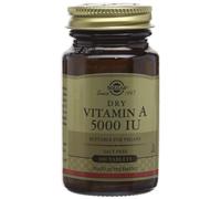 Solgar 5000 IU Dry Vitamin A Tablets - 100 Tablets