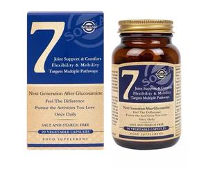 Solgar 7 90 Veg capsules for Joint Support & Flexibility - Expiry 01/2027