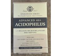 Advanced 40 Acidophilus Vegetable Capsules Pack of 120 for People Aged 40 with
